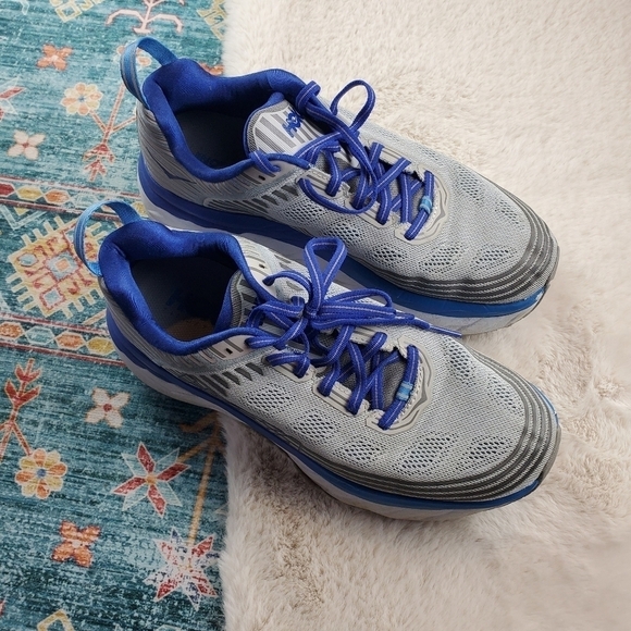 Hoka One One Men Gray Blue Bondi 6 US 9 - Picture 2 of 13